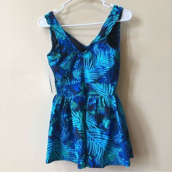 Swimsuits for All V-neck Swim Dress - Picture 2 of 4